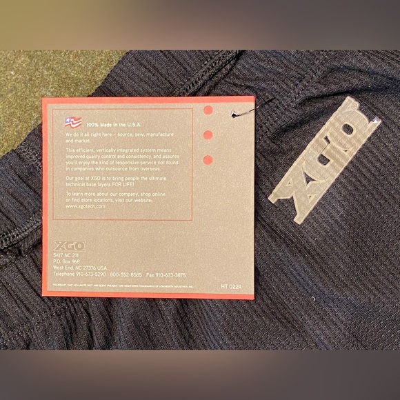 NEW Black-XGO Phase 2 Mid-Weight Waffle Thermal Pants, Men’s Large 36-38” Waist. - Picture 5 of 8